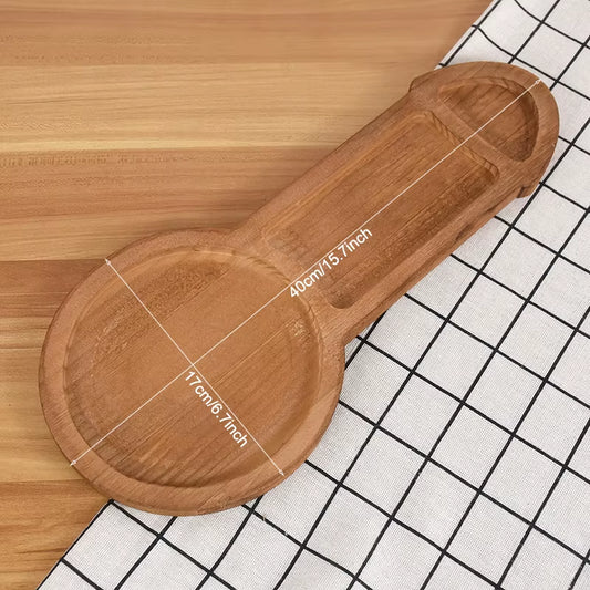 Bachelorette Party Decoration Wooden Penis Food Tray Hen Night Team Bride Party Dinner Plate Wooden Nude Dick Tableware